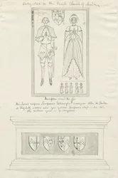 Sandon Church - Tomb of Sampson Erdeswicke and Elizabeth