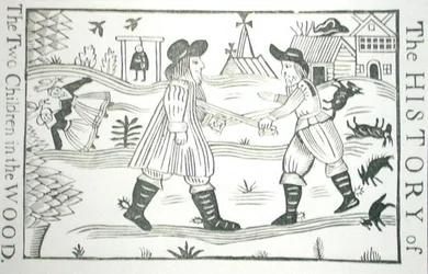 The History of the Two Children in the Wood, from a collection of chapbooks on esoterica, c14th-c17th