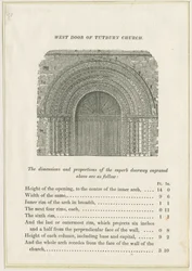 Tutbury Priory Church: West Doorway