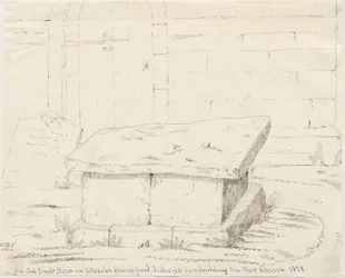 Uttoxeter Church - Old Tomb Stone