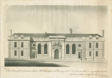 Wolverhampton - Grammar School: engraving, nd [1797]