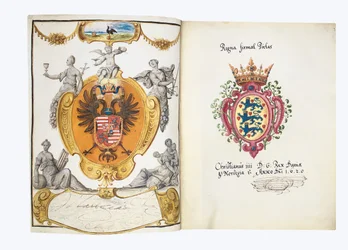 Pages from the Album Amicorum of Philipp Hainhofer