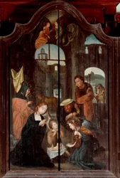 Triptych of the Nativity (detail)