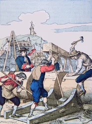 A Shipyard in the time of Louis XIV