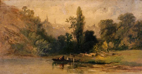 Dinan from the River