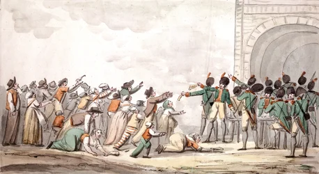 Distribution of Assignats, French Revolution