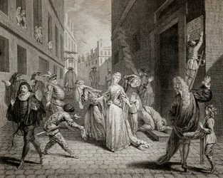 Terror (1793-1794): Italian comedians (interpreting characters from the Commedia dell