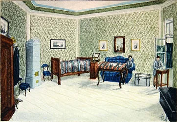 Room of a Student in Budapest