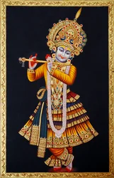 Lord Krishna Playing Flute
