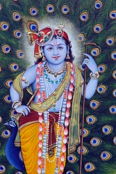 Miniature Painting of Bal Krishna