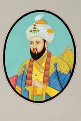 Miniature Painting of Mughal Emperor Humayun