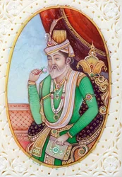 Miniature Painting of Mughal Emperor Humayun
