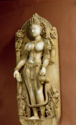Sarasvati, the Goddess of Learning, Pallu, Rajasthan, Chauhan dynasty