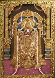 Tirupati Balaji Gold Embossed
