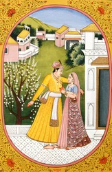 Year Calendar Picture & Painting for a Hindu Month Fagun, India