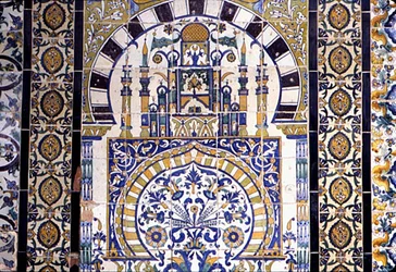 Tunisia in Kairouan: decoration of the Mosque