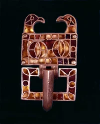 Gothic Fibula. 6th Century AD. Milan, Castle Museum