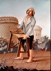 Neapolitan folk customs: the street pizza seller