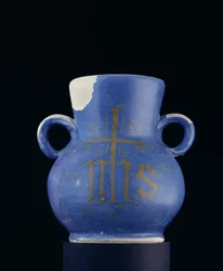 Tin-Glazed Ring Vase