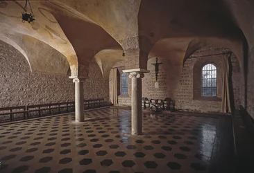 View of the Chapter Hall of the Church of St. Vincent and St. Anasthasus, the Abbey of the Three Fountains