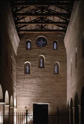 View of the Counterfacade of the Church of Saint Vincent and Saint Anasthasus, Abbey of the Three Fountains