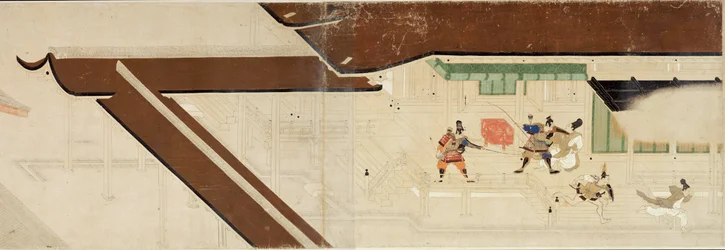 Illustrated Tale of The Civil War, The Imperial Visit to Rokuhara