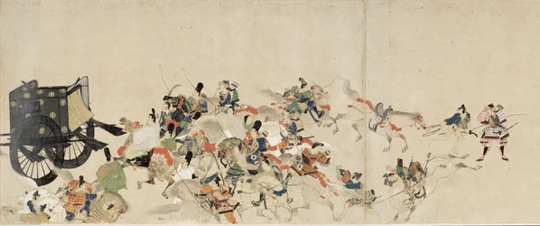 Illustrated Tale of The Civil War, The Imperial Visit to Rokuhara