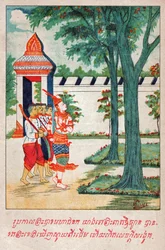 Mahajanaka Jataka. ca. 1910
