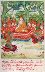 Suvana Sama Jataka (engraving, ca. 1910)