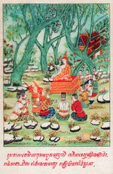 Temiya Jataka, circa 1910 (illustration)