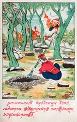 Temiya Jataka, circa 1910 (illustration)