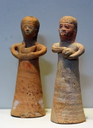 Women Bringing Offerings, from Achziv, Northern Israel, 8th-7th Century BC