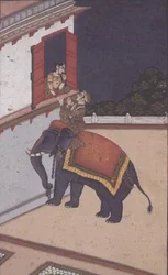 Vihagra Ragini, from a Ragamala series, Murshidabad