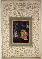 Sultan Ibrahim Adham of Balkh with Angels, Johnson Album VI, no.5, c.1770-80