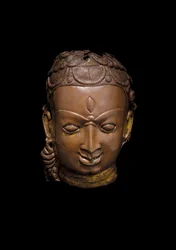 Repousse mask of Shiva, c.11th century