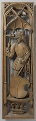 Panel from an organ case
