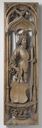 Panel from an organ case, c. 1510-20
