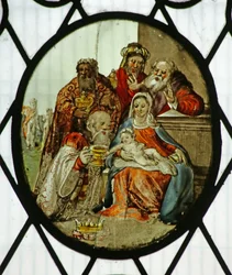 Roundel: The Adoration of the Magi