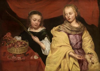 The Saints Agnes of Rome and Dorothea of Caesarea