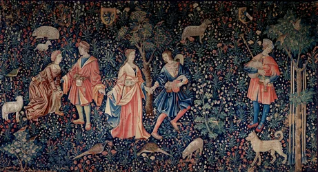 The Curtain of the Lordship Life: A Galante Scene