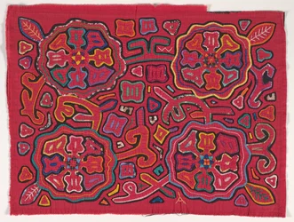 Shirt panel (mola), Kuna People, San Blas Islands, c.1950s