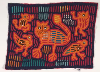 Shirt panel (mola), Kuna People, San Blas Islands, c.1950s