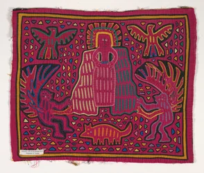 Shirt panel (mola), Kuna People, San Blas Islands, c.1950s