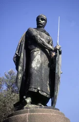 Statue of King Afonso I, Guimaraes, Portugal