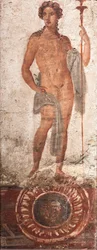 Male coronation figure, Herculaneum