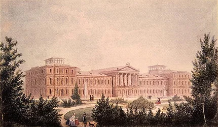 Project for the University of Bucharest by the architect Orasco