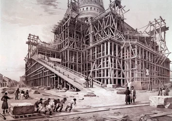 Construction of the church of the Winter Palace (St. Petersburg)