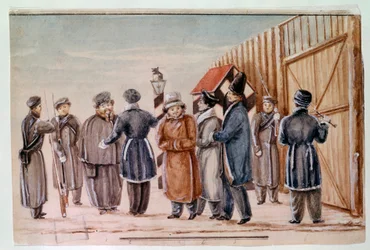 Decembrists Leave for the Walk to the Prison of the Tcheta