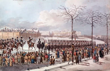 Revolt of the Decembrists in 1825