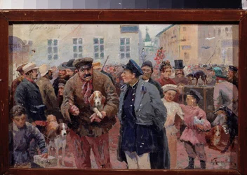 The Animal Market on Trubnaya Square in Moscow
